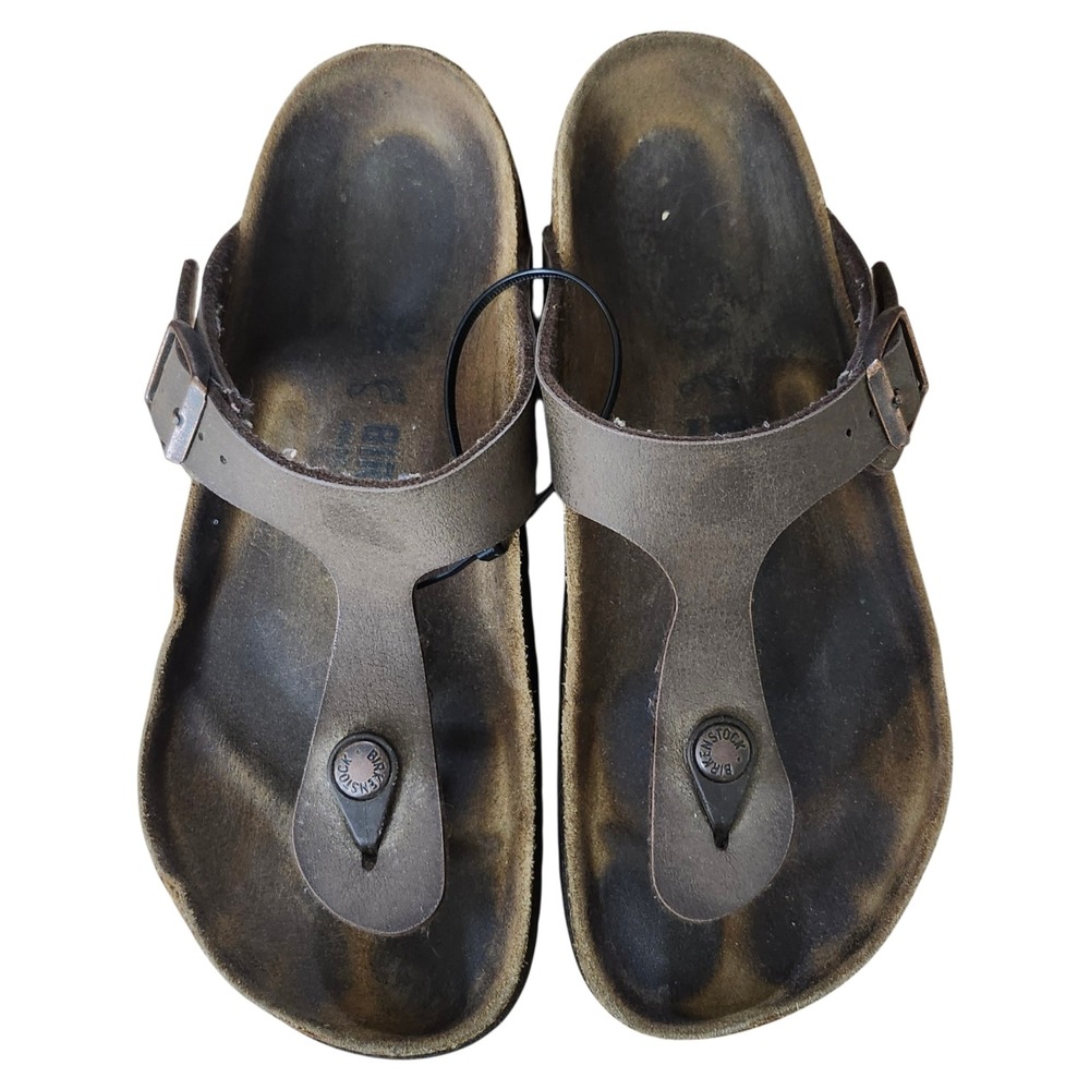 Birkenstock Size‎ 36 Gizeh Mocha Brown Thong Sandals US Size 5 / 5.5